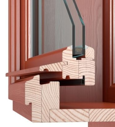 Kvalitní špaletové okno Antil - detail na okapničku